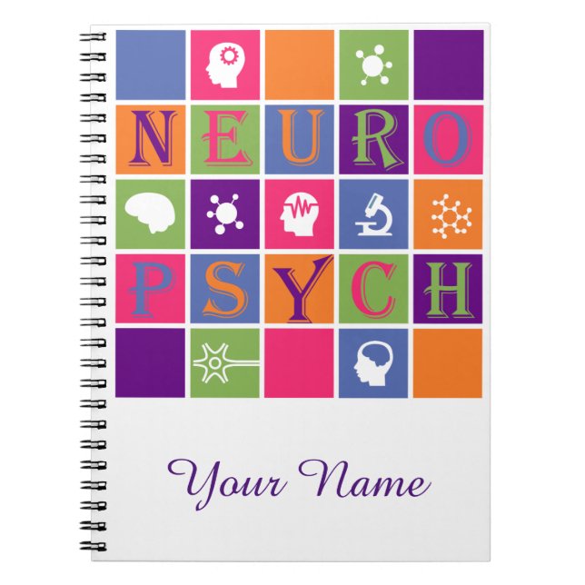 Neuropsychology - gåvor för Neuropsychologists Anteckningsbok Med Spiral (Framsidan)