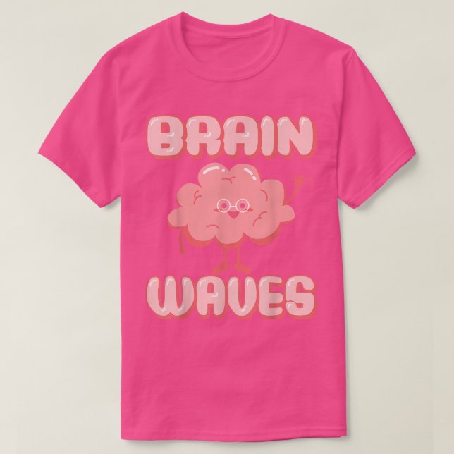 Neuroscience Brain Vågar Neural Oscillations Neuro T Shirt (Design framsida)