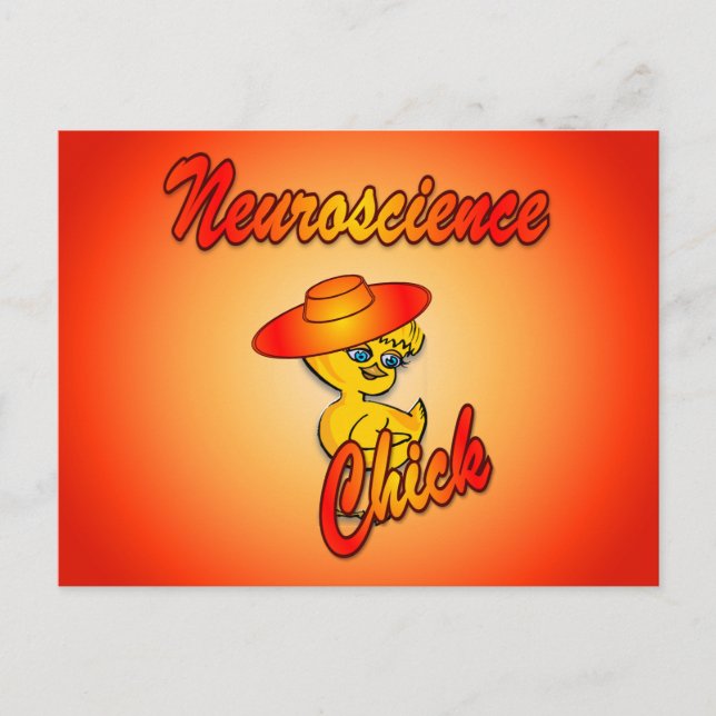 Neuroscience Chick #5 Vykort (Framsida)