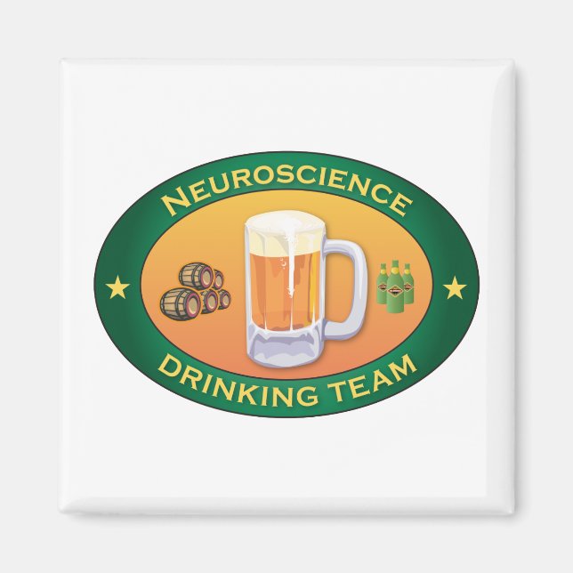 Neuroscience Drinking Team Magnet (Framsidan)