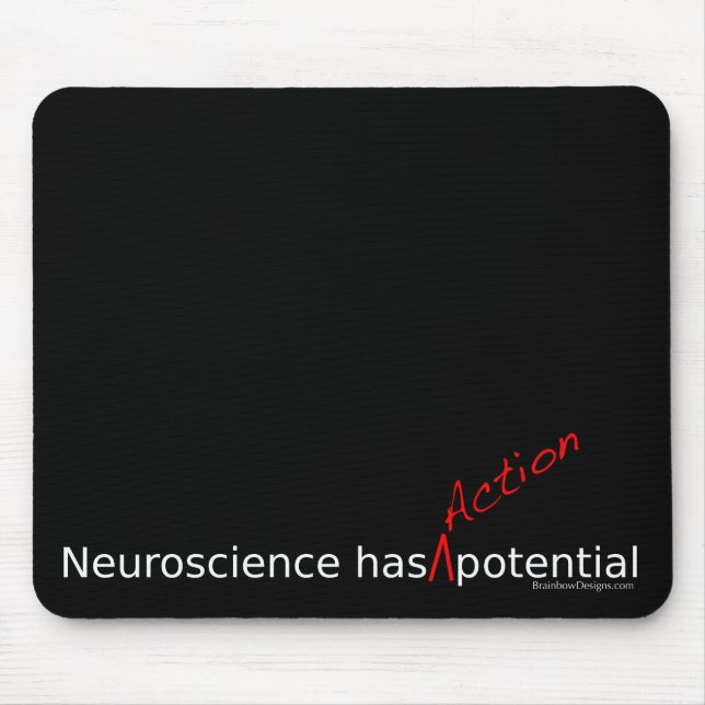 Neuroscience har "handlingen" potentiella Mousepad Musmatta (Framsidan)
