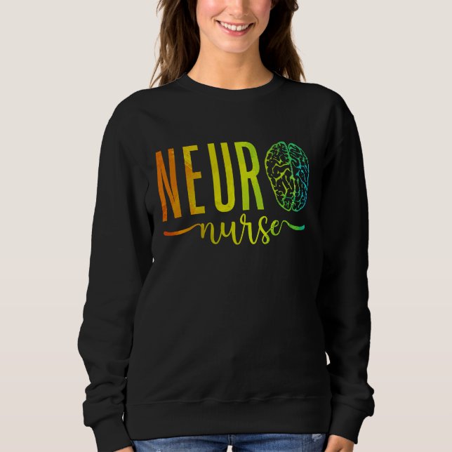 Neuroscience Intensive Care Unit RN Nursing Neuro  T Shirt (Framsida)