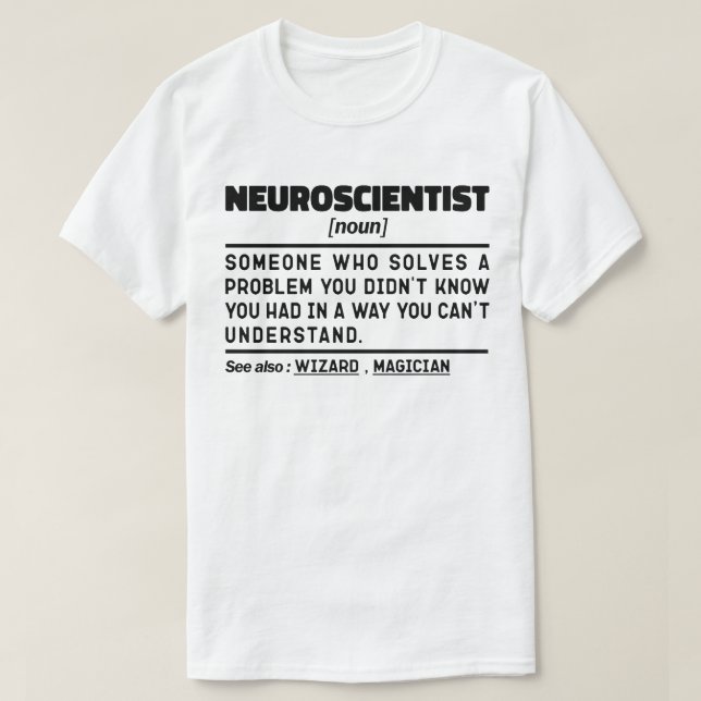 Neuroscience Noun Science Teacher Neuroscience T Shirt (Design framsida)