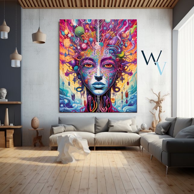 Neuroscience Psychedelic Art Poster (Skapare uppladdad)