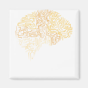 Neuroscience Superhuman Brain Gift Magnet