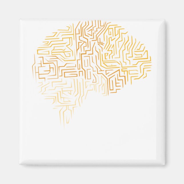Neuroscience Superhuman Brain Gift Magnet (Framsidan)