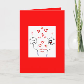 Neuroscience Valentine Day Card Helgkort