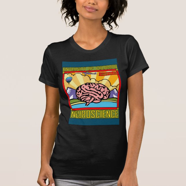 Neuroscienceaffisch T Shirt (Framsida)