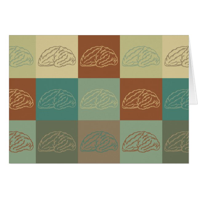 Neurosciencepopkonst Hälsningskort (Framsidan Horizontal)