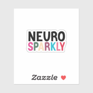 Neurosparkly-klipp, neurodivergerande Autism ADHD Klistermärken