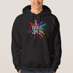 NEUROSPICY neurodiversitet autism adhd dyslexi Hoodie