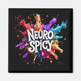 NEUROSPICY neurodiversitet autism adhd dyslexi Magnet