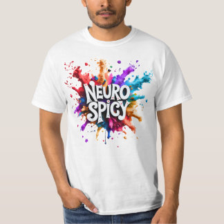NEUROSPICY neurodiversitet autism adhd dyslexi T Shirt