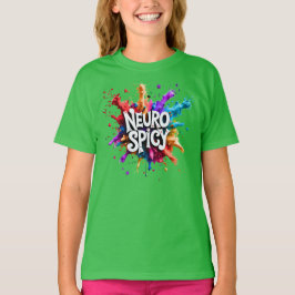 NEUROSPICY neurodiversitet autism adhd dyslexi T Shirt