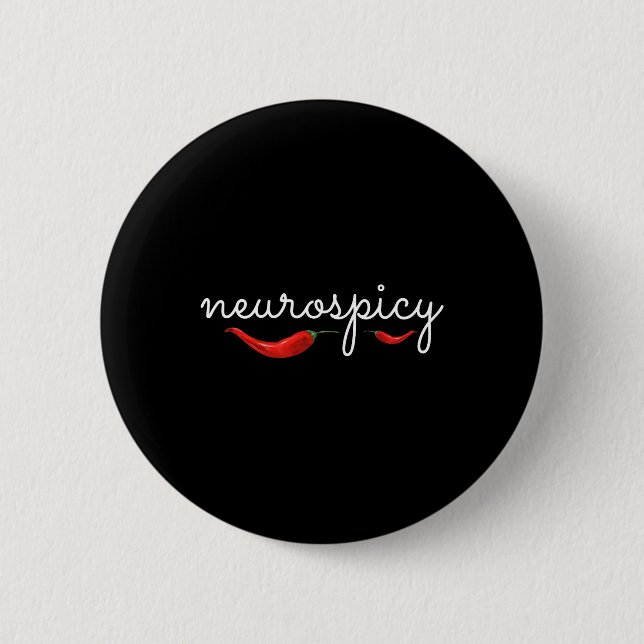 Neurospicy Neurotypisk neurodiversity Adhd Autism Knapp (Framsida)