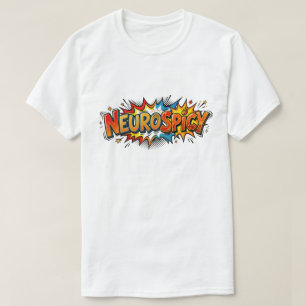 Neurospicy Rolig ADHD Autism Serietidning Popkonst T Shirt