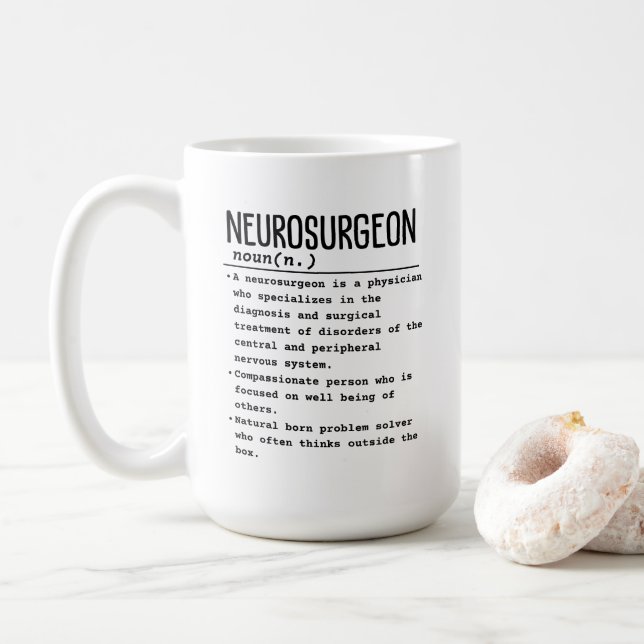 Neurosurgeon Kaffemugg (Med munk)