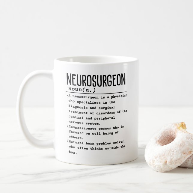Neurosurgeon Kaffemugg (Med munk)
