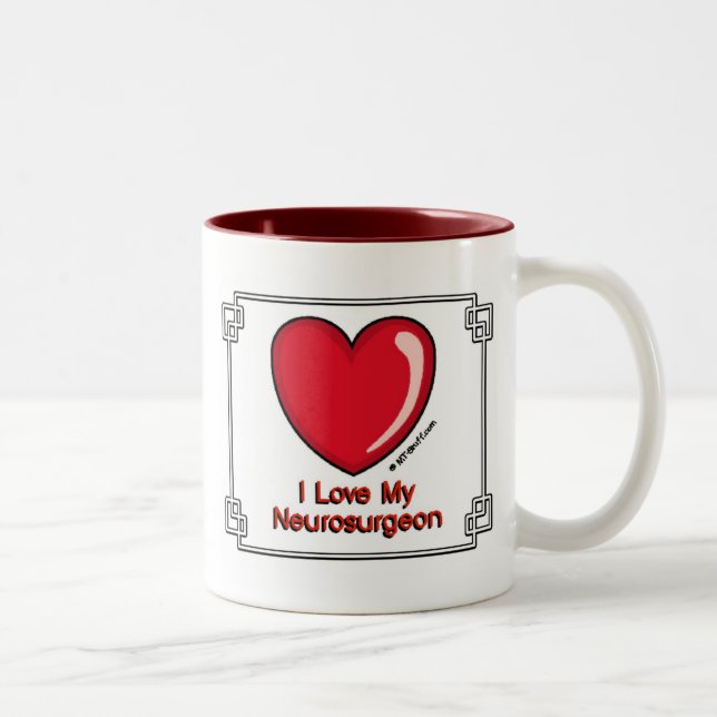 Neurosurgeon Två-Tonad Mugg (Höger)