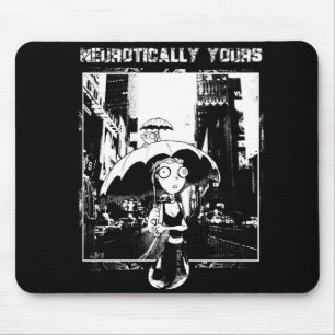 Neurotically din komisk konst Mousepad Musmatta