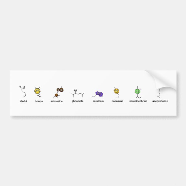 Neurotransmitter Parad Bildekal (Framsidan)