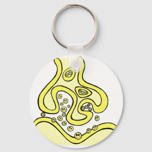Neurotransmitters Keychain Nyckelring