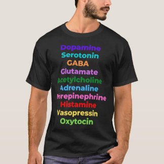 Neurotransmittorer neuroscience Psychology Biology T Shirt