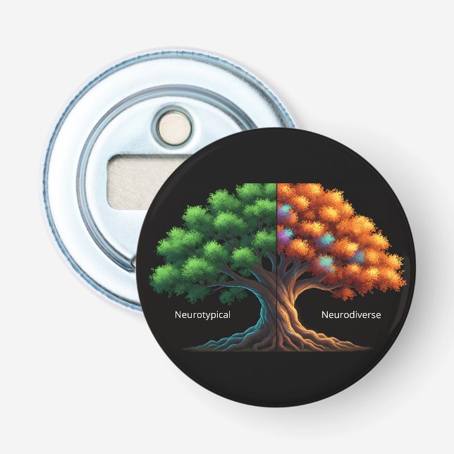 Neurotypical vs. Neurodiverse Flasköppnare (Framsidan)