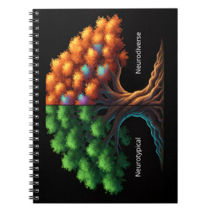 Neurotypisk vs. Neurodivergent Anteckningsbok