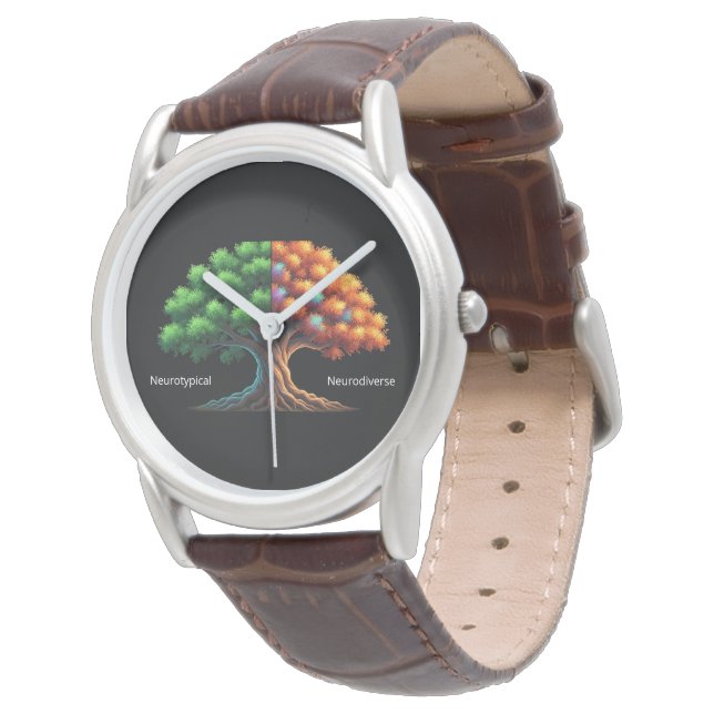Neurotypisk vs. Neurodivergent Armbandsur (Vinklad)