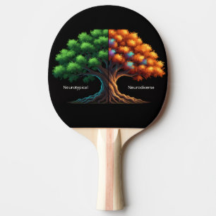 Neurotypisk vs. Neurodivergent Pingisracket