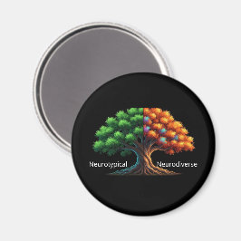 Neurotypisk vs. Neurodiverse Magnet