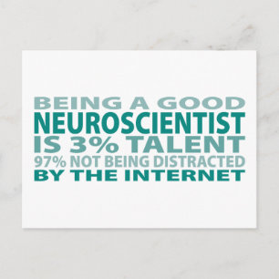 Neurovetenskapsman 3% Talent Vykort
