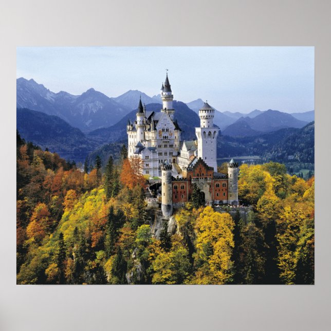 Neuschwanstein är en av tre poster (Framsidan)