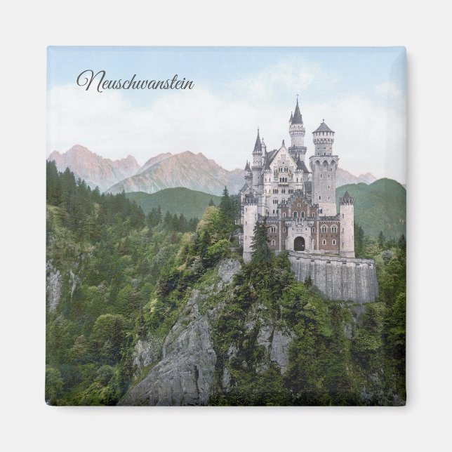 Neuschwanstein - Bayern - Deutschland Magnet (Framsidan)