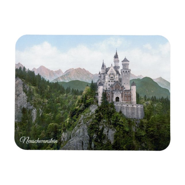 Neuschwanstein - Bayern - Deutschland Magnet (Horisontell)