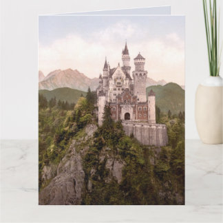 NEUSCHWANSTEIN BAYERN TYSKLANT BERGSLOTT KORT