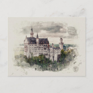 Neuschwanstein Briefkaart Vykort