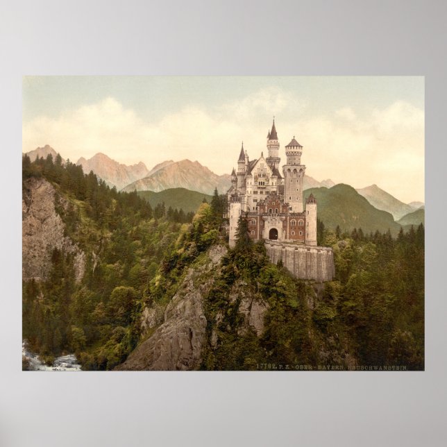 Neuschwanstein Castle, Bavaria, Germany Poster (Framsidan)