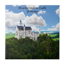 Neuschwanstein Castle Bavaria Tyskland Photography Kakelplatta