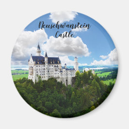 Neuschwanstein Castle Bavaria Tyskland Photography Magnet