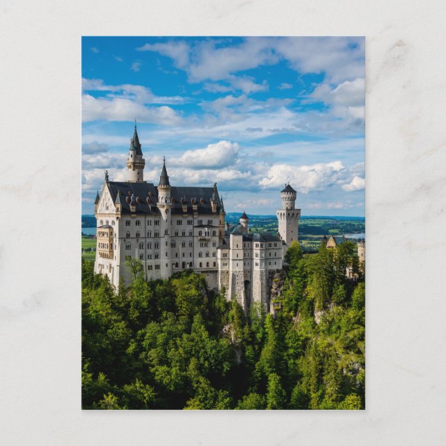 Neuschwanstein Castle - Bavaria - Tyskland Vykort (Framsida)
