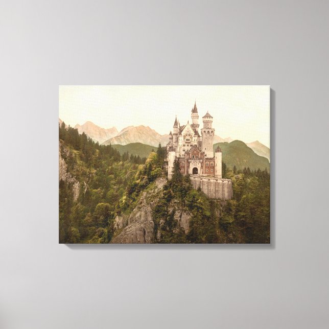Neuschwanstein Castle, Bayern, Tyskland Canvastryck (Framsida)