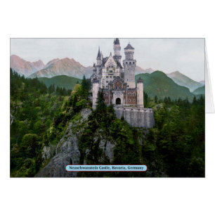 Neuschwanstein Castle, Bayern, Tyskland Hälsningskort