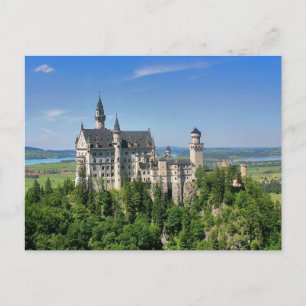 Neuschwanstein Castle, Bayern Tyskland Vykort