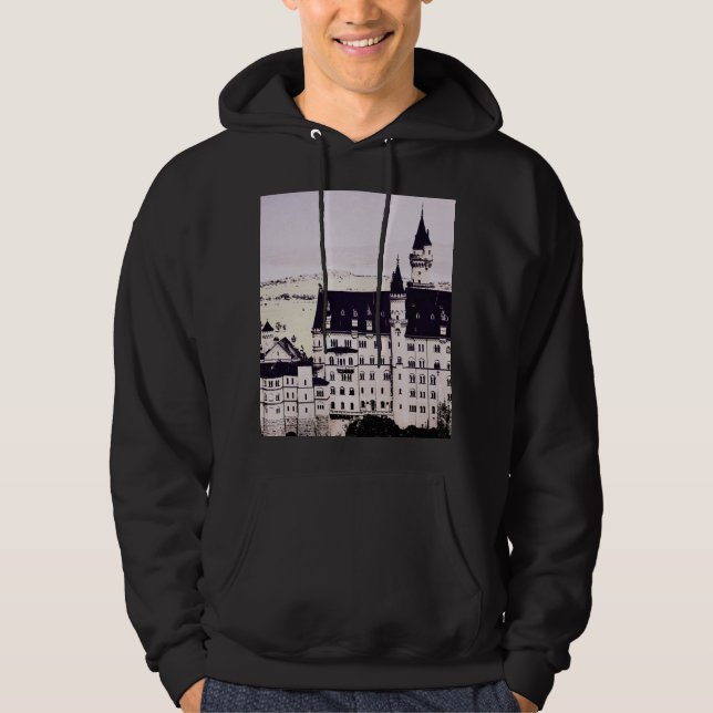 Neuschwanstein Castle Closeup Hoodie (Framsida)