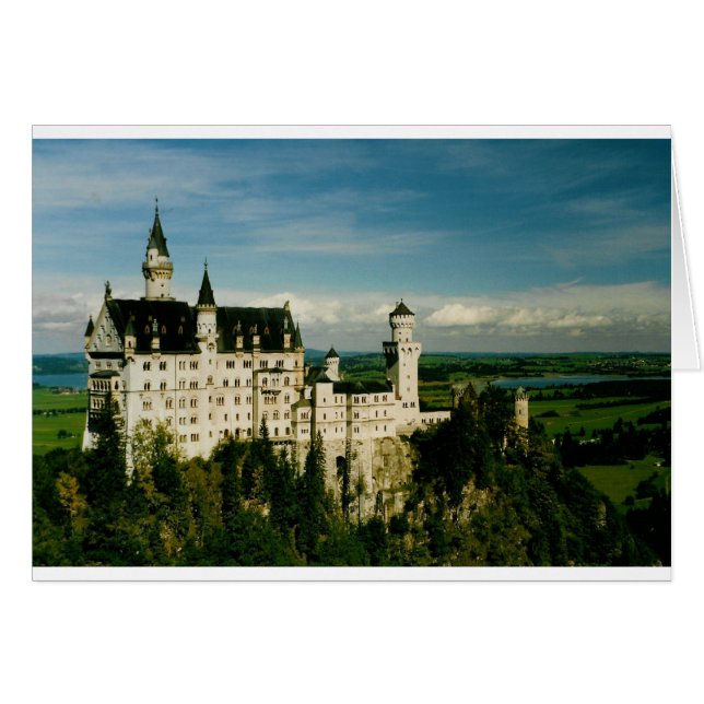 Neuschwanstein Castle Hälsningskort (Framsidan Horizontal)