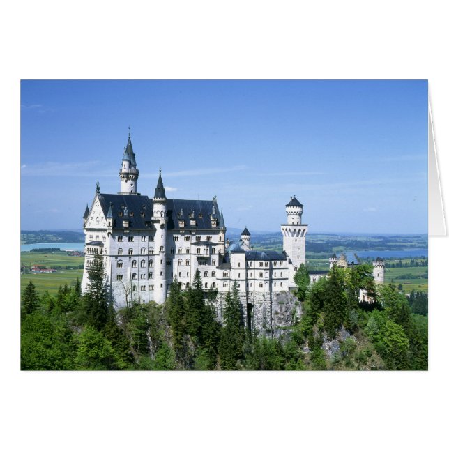 Neuschwanstein Castle Hälsningskort (Framsidan Horizontal)