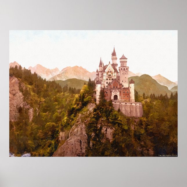 Neuschwanstein Castle II Poster (Framsidan)