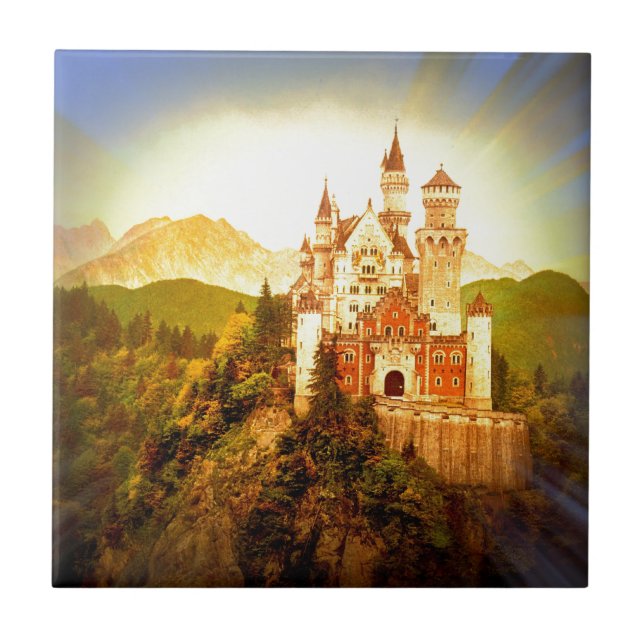 Neuschwanstein Castle Kakelplatta (Framsidan)